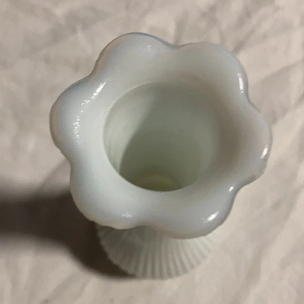 Vintage 2 Randall Glass Vases -White-EUC - Picture 11 of 13